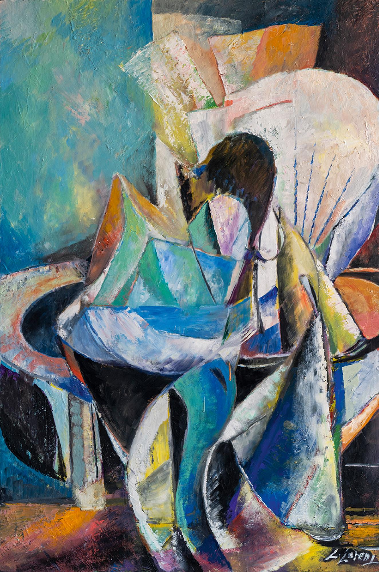 Leonard Lorenz: Aus der Mitte
2024 ▪ 120 x 80 ▪ Oil on canvas