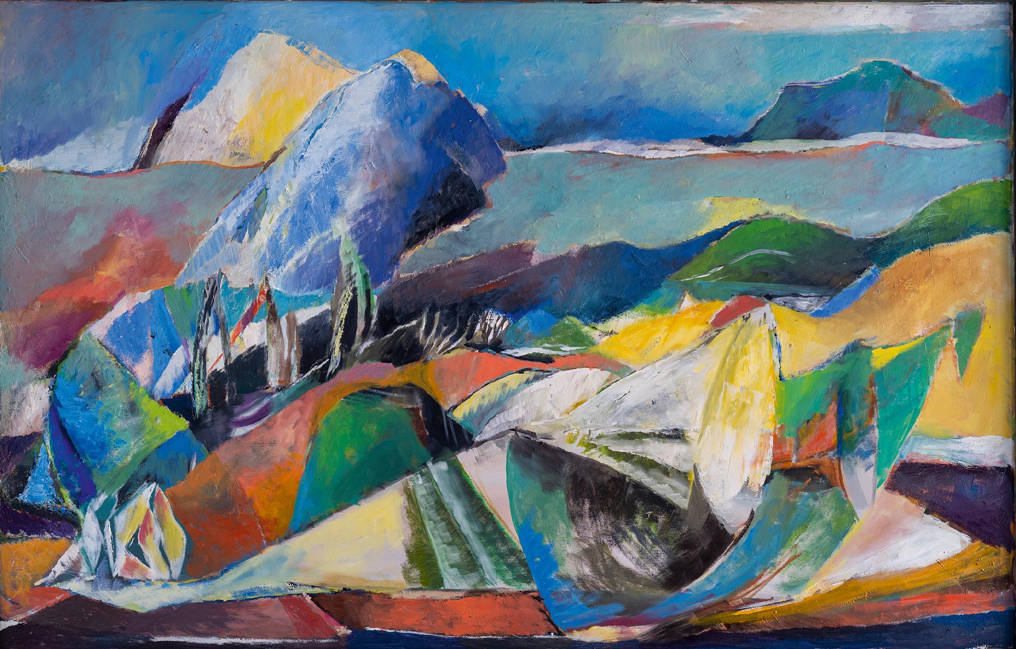 Leonard Lorenz: Landschaft
2023 ▪ 140 x 90 cm ▪ Öl auf Leinwand