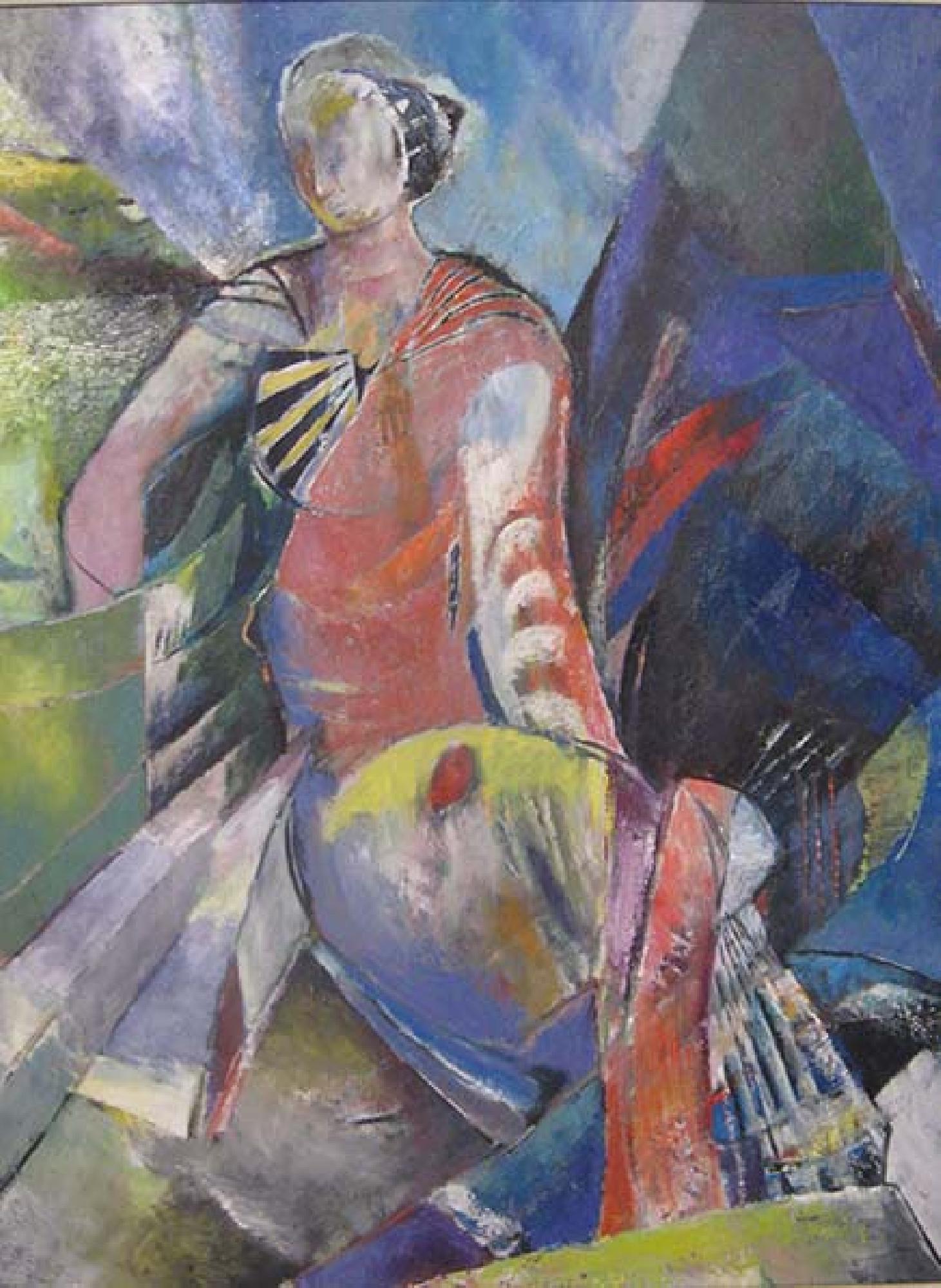 Leonard Lorenz: Netzwerkerin
2020&nbsp;&blacksquare;&nbsp;120&nbsp;x&nbsp;100&nbsp;cm&nbsp;&blacksquare;&nbsp;Oil&nbsp;on&nbsp;canvas