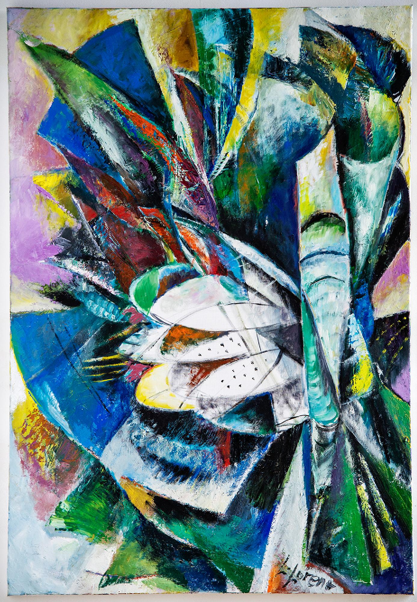 Leonard Lorenz: Theaterstoff III
2021 ▪ 90 x 130cm ▪ Öl on canvas